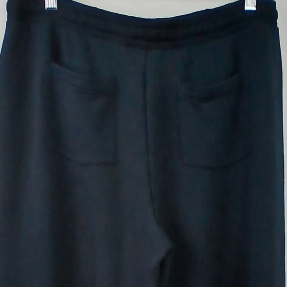 Lauren Ralph Lauren Black Label SZ L Super Soft Viscose Blend Wide Cropped Pants - Picture 5 of 8